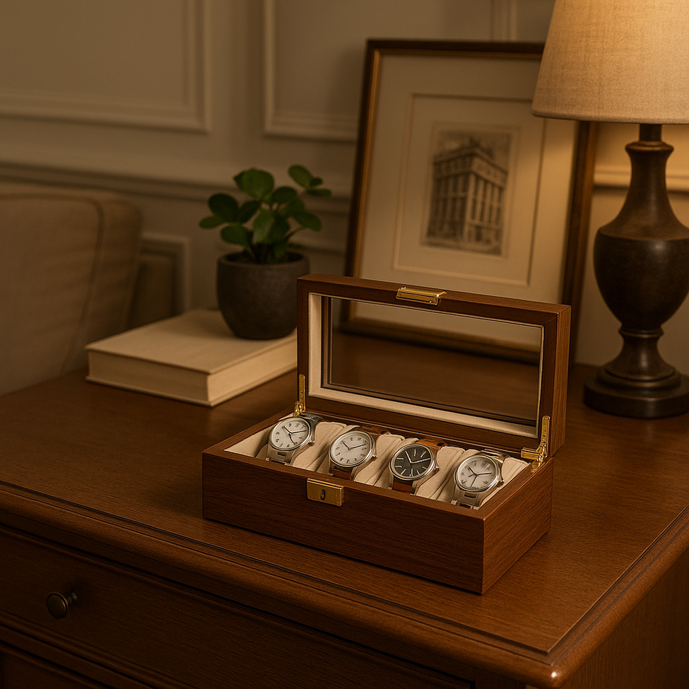 Comment intégrer élégamment une boîte à montre dans son intérieur ?
