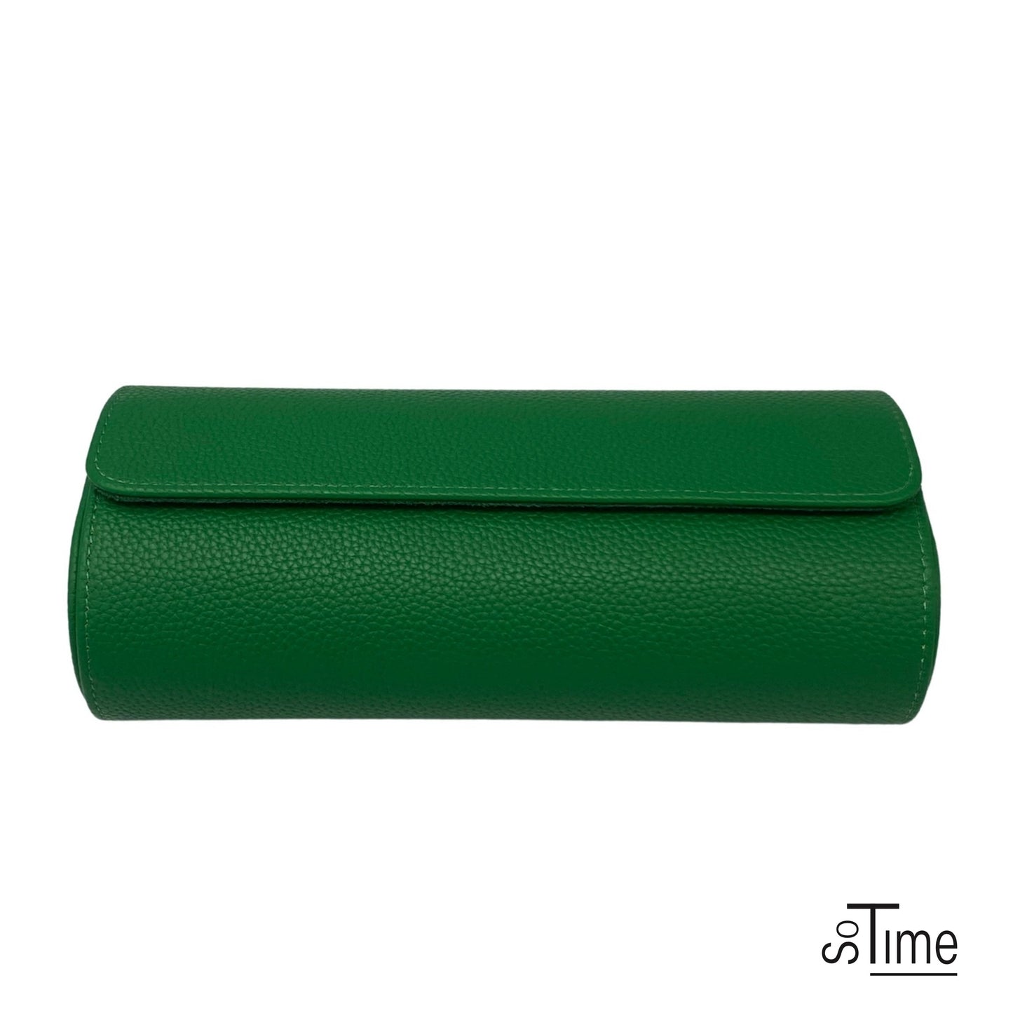 SO TIME | Écrin de voyage élégant pour montres couleur vert émeraude