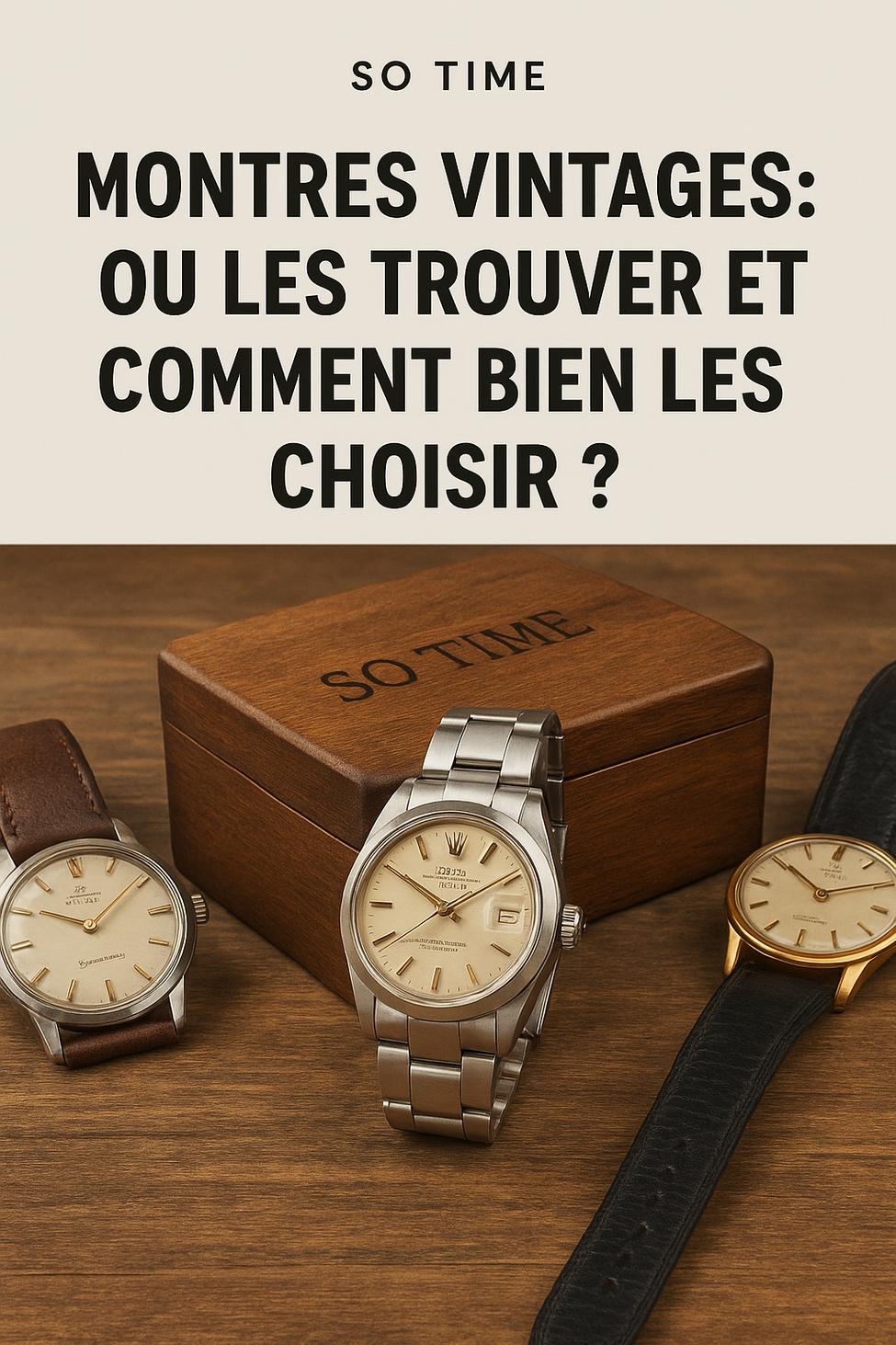 Montres vintages : où les trouver et comment bien les choisir ? – So Time